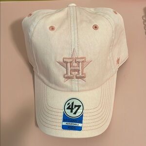 Astros kids hat Pink